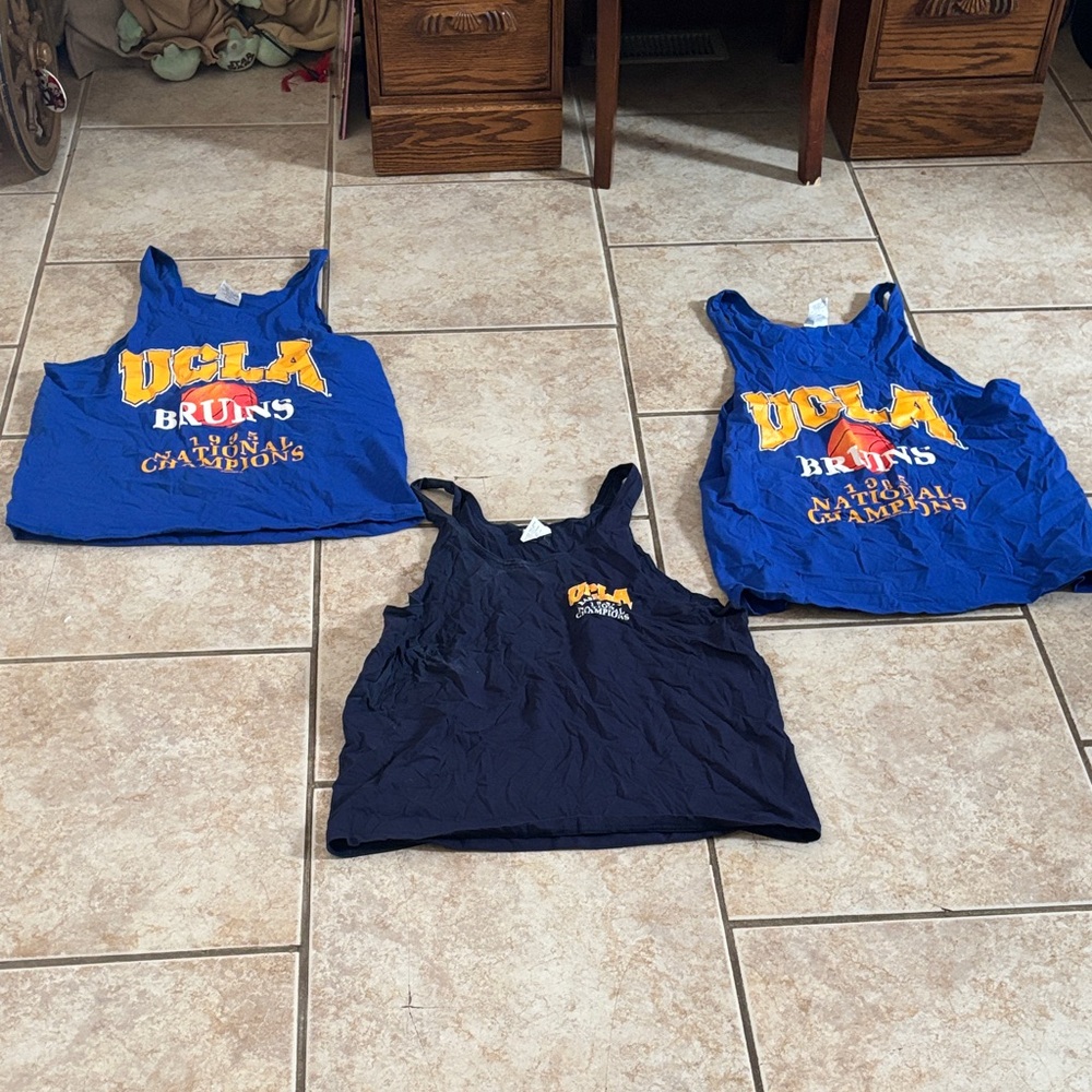 Vintage 90s UCLA Single Stitch Bruins Men's Tank Top Bundle
